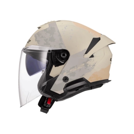 Kask otwarty Jet LS2 Verso II Aqua Ivory